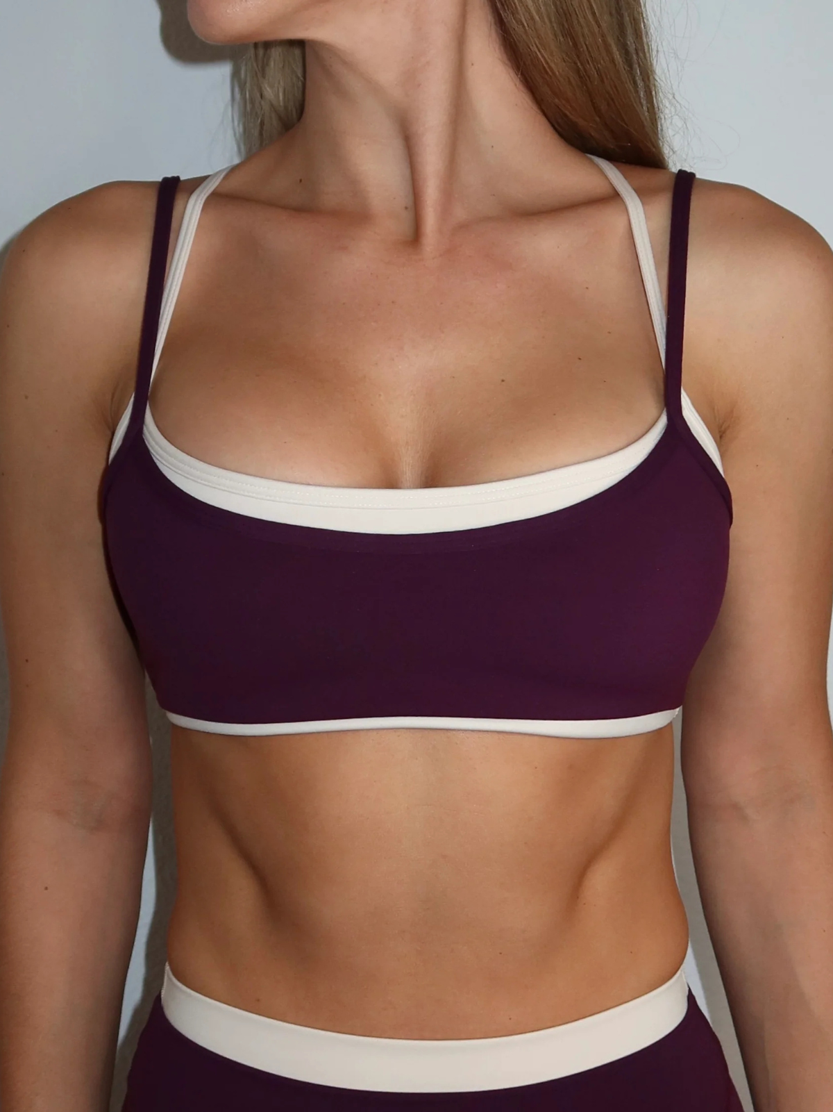 TOP LILAC & WHITE