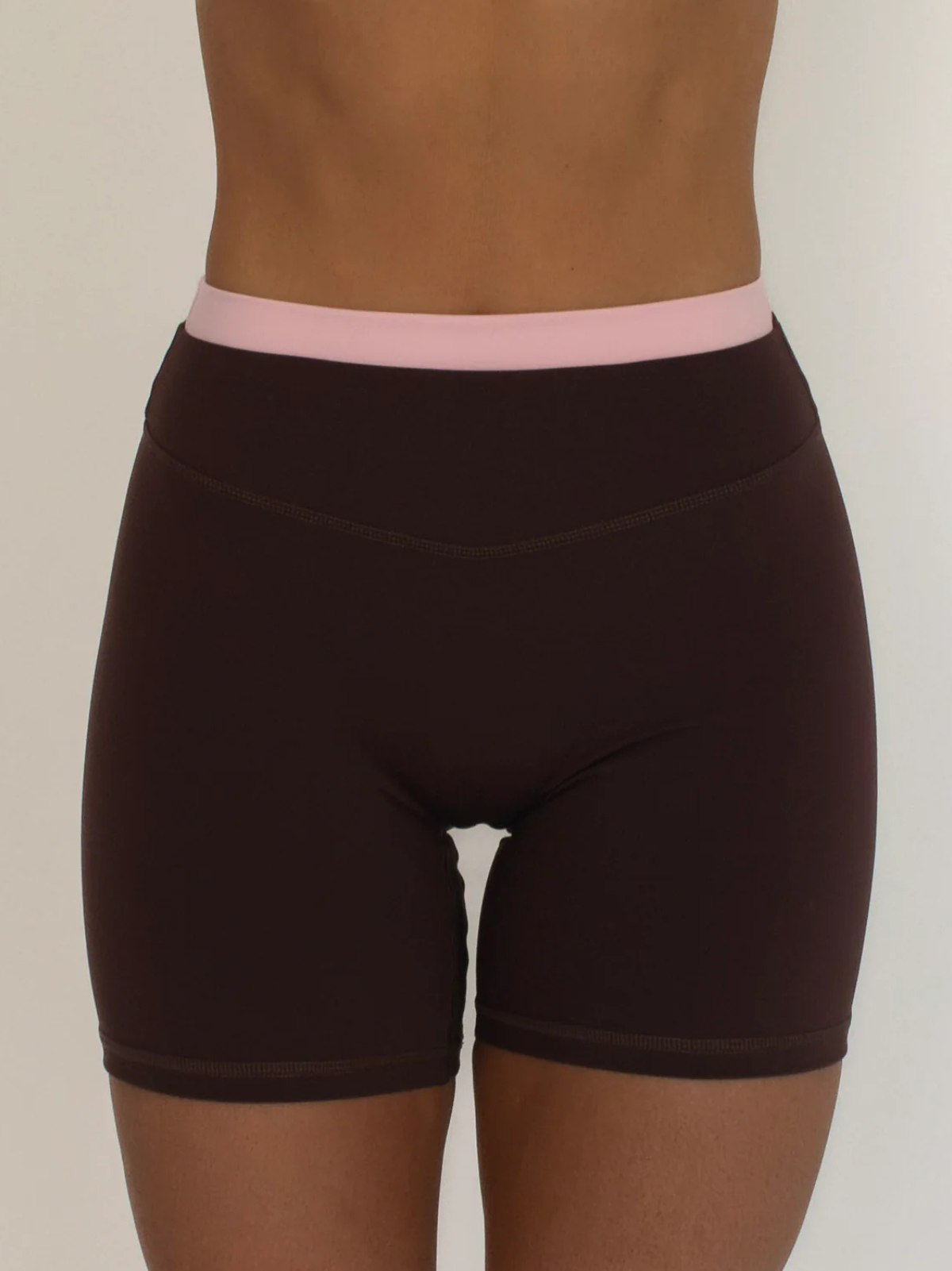 SHORT BROWN & PINK